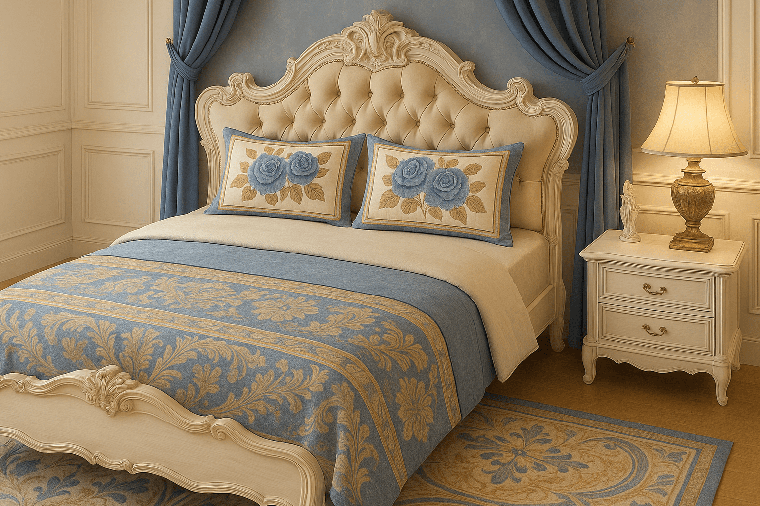 4 pcs Wedding Bedding set - Image 3