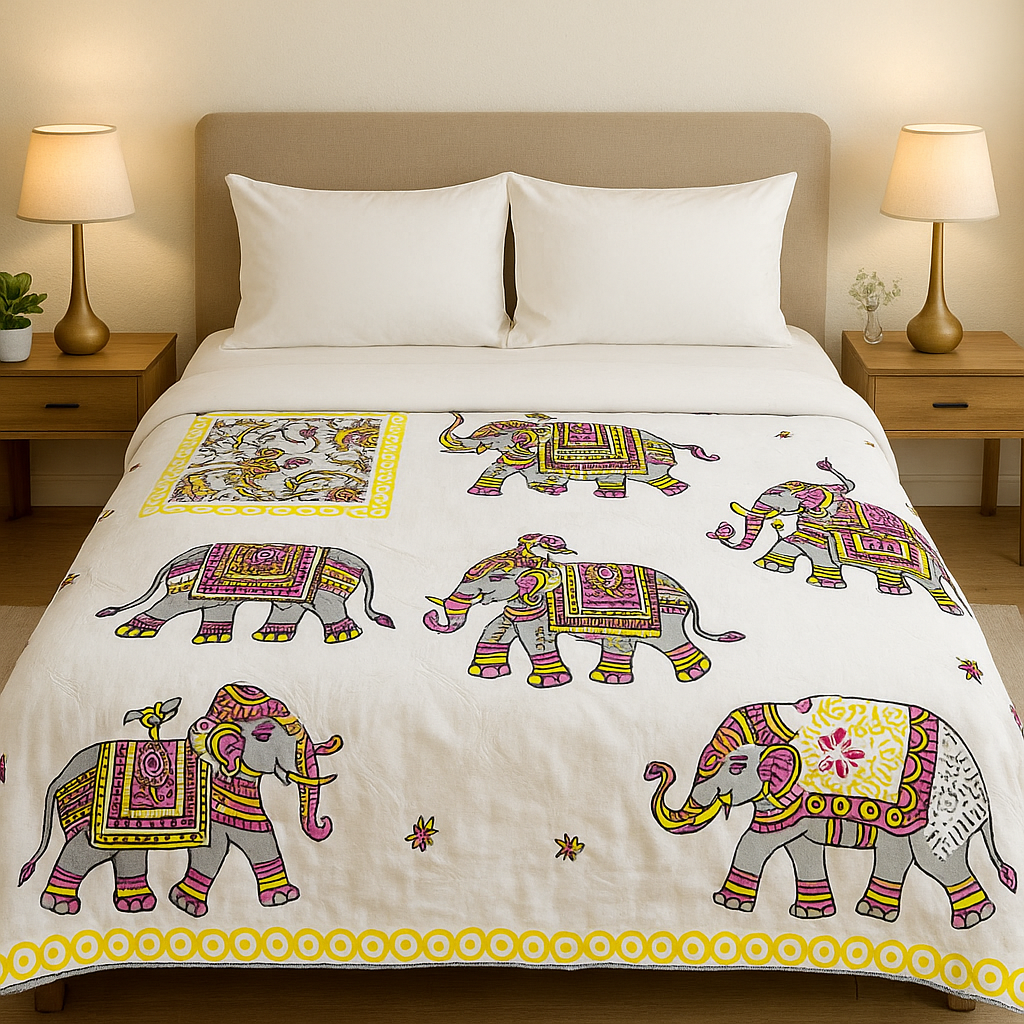 Single Needle Quilted Comforter