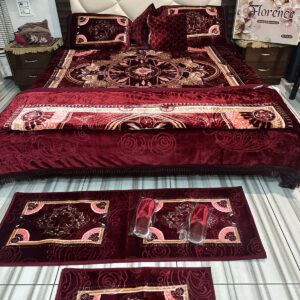 10 pcs Wedding Bedsheet Set with Rugs