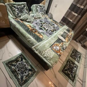 10 pcs Wedding Bedsheet Set with Rugs