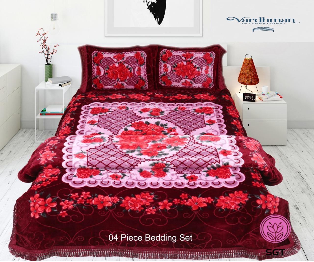 4 pcs Wedding Bedding set